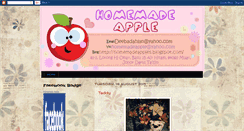 Desktop Screenshot of homemadeapples.blogspot.com