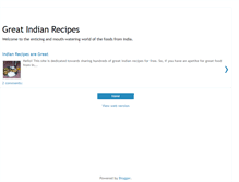 Tablet Screenshot of great-indian-recipes.blogspot.com