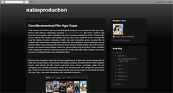 Desktop Screenshot of nabieproduction.blogspot.com