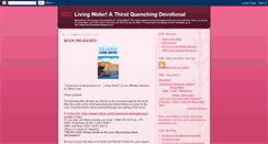 Desktop Screenshot of livingwaterdevotional.blogspot.com