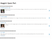 Tablet Screenshot of maggiessparepart.blogspot.com