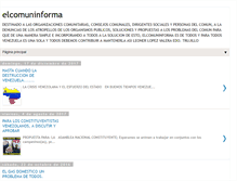 Tablet Screenshot of elcomuninforma.blogspot.com