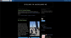 Desktop Screenshot of cyclingaucklandnz.blogspot.com
