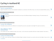 Tablet Screenshot of cyclingaucklandnz.blogspot.com