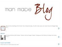 Tablet Screenshot of manmadeblog.blogspot.com