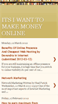 Mobile Screenshot of iwanttomakemoneyontwitter.blogspot.com