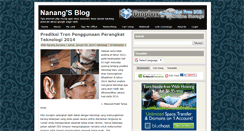 Desktop Screenshot of anangss.blogspot.com