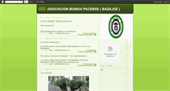 Desktop Screenshot of bonsaipacense.blogspot.com