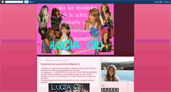 Desktop Screenshot of luciagilstarclubdefans.blogspot.com