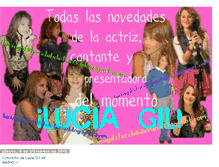 Tablet Screenshot of luciagilstarclubdefans.blogspot.com