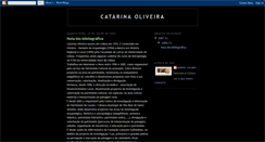 Desktop Screenshot of catarinoliveira.blogspot.com