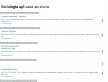 Tablet Screenshot of estudossociologicos.blogspot.com