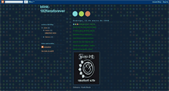 Desktop Screenshot of blink-182fansforever.blogspot.com