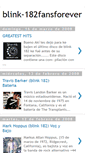 Mobile Screenshot of blink-182fansforever.blogspot.com