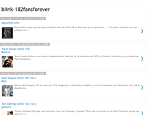 Tablet Screenshot of blink-182fansforever.blogspot.com