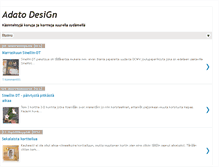 Tablet Screenshot of adatodesign.blogspot.com