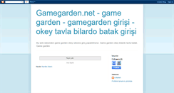 Desktop Screenshot of game-garden.blogspot.com