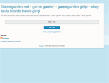 Tablet Screenshot of game-garden.blogspot.com