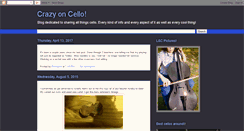 Desktop Screenshot of allthingscello.blogspot.com