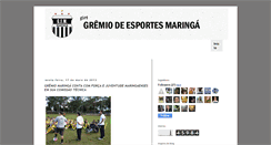 Desktop Screenshot of gremiodeesportesmaringa.blogspot.com