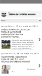 Mobile Screenshot of gremiodeesportesmaringa.blogspot.com