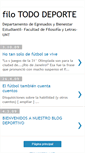 Mobile Screenshot of filotododeporte.blogspot.com