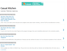 Tablet Screenshot of casualkitchen.blogspot.com