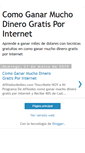 Mobile Screenshot of comoganarmuchodinerogratisporinternet.blogspot.com