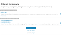 Tablet Screenshot of jelajah-indonesia.blogspot.com
