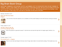 Tablet Screenshot of bigbrainbookgroup.blogspot.com