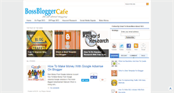 Desktop Screenshot of bossbloggercafe.blogspot.com