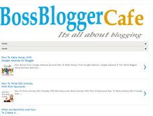 Tablet Screenshot of bossbloggercafe.blogspot.com