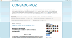 Desktop Screenshot of consadcmocambique.blogspot.com
