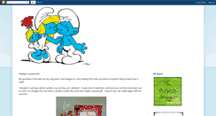 Desktop Screenshot of mamma-smurf.blogspot.com