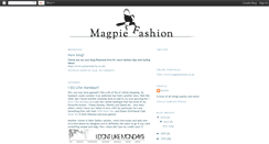 Desktop Screenshot of magpiefashion.blogspot.com