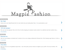 Tablet Screenshot of magpiefashion.blogspot.com