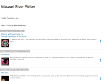 Tablet Screenshot of missouririverwriter.blogspot.com