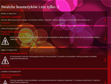 Tablet Screenshot of kosmetyczne-swatche.blogspot.com