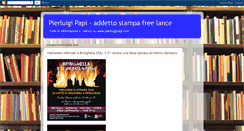 Desktop Screenshot of pierluigipapi-addettostampa.blogspot.com