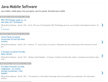 Tablet Screenshot of javamobilesoftware.blogspot.com