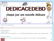 Tablet Screenshot of dedicacedebd.blogspot.com