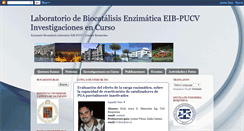 Desktop Screenshot of labbiocatalisisinvestigacionesencurso.blogspot.com