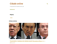 Tablet Screenshot of presidentedutranews.blogspot.com