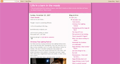 Desktop Screenshot of barninthewoods.blogspot.com