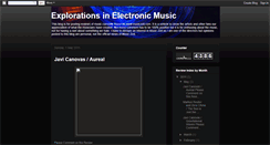 Desktop Screenshot of exploreelectronic.blogspot.com