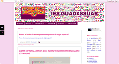 Desktop Screenshot of iesguadassuar.blogspot.com