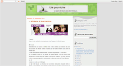 Desktop Screenshot of lire-pour-ecrire.blogspot.com