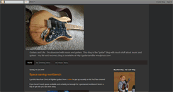 Desktop Screenshot of guitarsandlife.blogspot.com