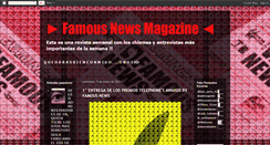 Desktop Screenshot of famousnewsmagazine.blogspot.com