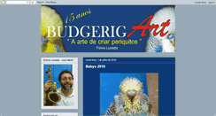 Desktop Screenshot of budgerigart.blogspot.com